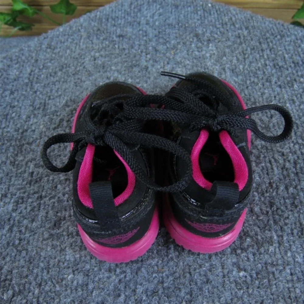 Nike Unisex Sneaker Air Jordan Sz T 4 Medium Black‎ Synthetic Lace Up